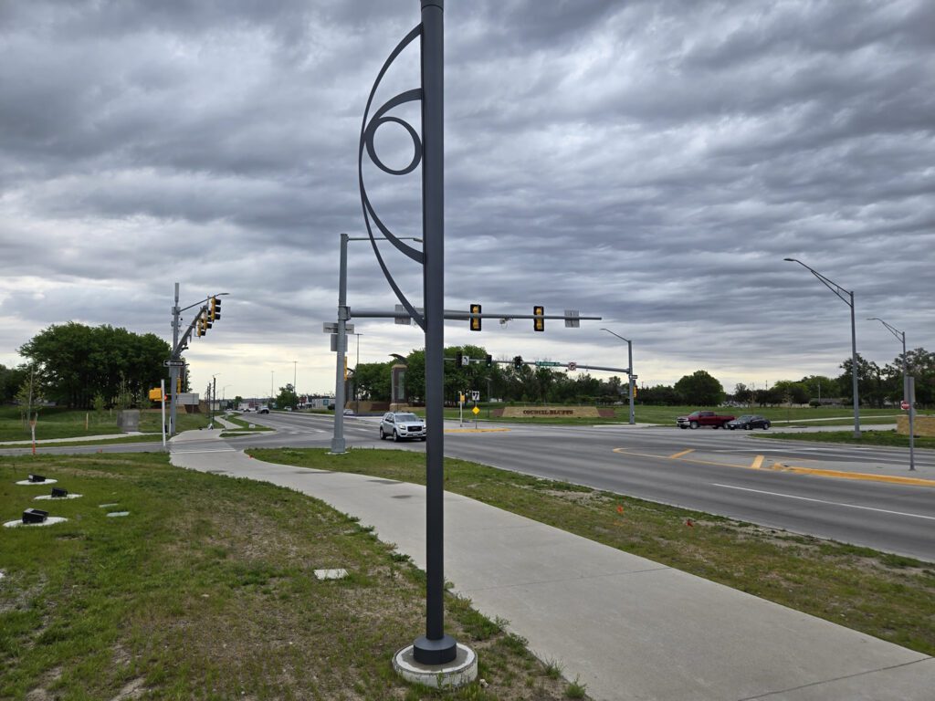General signal picture of intersections and along Broadway and 41st St